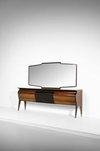 BORSANI OSVALDO (1911 - 1985) - attribuito. Buffet con specchiera per Arredamento Borsani, Varedo