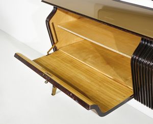 BORSANI OSVALDO (1911 - 1985) : attribuito. Buffet con specchiera per Arredamento Borsani, Varedo  - Asta Asta 458 | DESIGN E ARTI DECORATIVE DEL NOVECENTO Online - Associazione Nazionale - Case d'Asta italiane