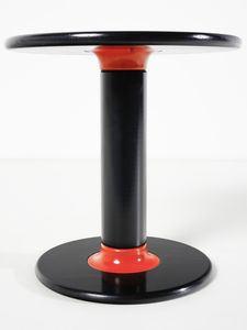 SOTTSASS ETTORE (1917 - 2007) : Tavolino da salotto mod. Rocchetto per Poltronova, Firenze  - Asta Asta 458 | DESIGN E ARTI DECORATIVE DEL NOVECENTO Online - Associazione Nazionale - Case d'Asta italiane