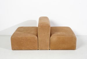 TAKAHAMA KAZUHIDE (1930 - 2010) : Poltrona doppia mod. Marcel per Gavina, San Lazzaro di Savena  - Asta Asta 458 | DESIGN E ARTI DECORATIVE DEL NOVECENTO Online - Associazione Nazionale - Case d'Asta italiane