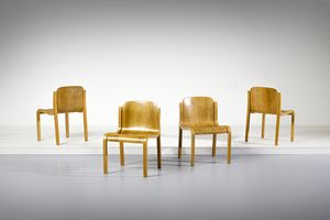 BARTOLI  CARLO  (1931 - 2020) - Quattro sedie mod. Mito per Tisettanta, Cant