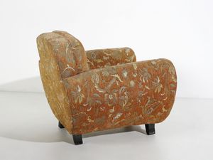 MANIFATTURA ITALIANA : Coppia di poltrone  - Asta Asta 458 | DESIGN E ARTI DECORATIVE DEL NOVECENTO Online - Associazione Nazionale - Case d'Asta italiane