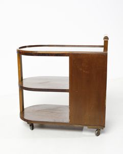 MANIFATTURA ITALIANA : Carrello razionalista  - Asta Asta 458 | DESIGN E ARTI DECORATIVE DEL NOVECENTO Online - Associazione Nazionale - Case d'Asta italiane