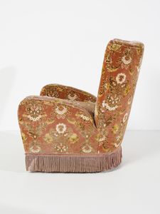 BUFFA PAOLO (1903 - 1970) : nello stile di. Coppia di poltrone  - Asta Asta 458 | DESIGN E ARTI DECORATIVE DEL NOVECENTO Online - Associazione Nazionale - Case d'Asta italiane