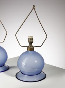 FRATELLI TOSO : attribuito. Coppia di lampade da tavolo  - Asta Asta 458 | DESIGN E ARTI DECORATIVE DEL NOVECENTO Online - Associazione Nazionale - Case d'Asta italiane