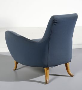 RASULO PROSPERO (n. 1953) : Poltrona e divanetto mod. She per Poltronova, Firenze  - Asta Asta 458 | DESIGN E ARTI DECORATIVE DEL NOVECENTO Online - Associazione Nazionale - Case d'Asta italiane