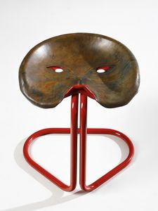 KINSMAN RODNEY  (n. 1943) : Sgabello  - Asta Asta 458 | DESIGN E ARTI DECORATIVE DEL NOVECENTO Online - Associazione Nazionale - Case d'Asta italiane