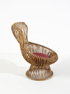 FRANCO ALBINI (1905-1977) & GINO COLOMBINI (1915-2011) : Poltrona mod. Margherita per Vittorio Bonacina, Lurago d'Erba  - Asta Asta 458 | DESIGN E ARTI DECORATIVE DEL NOVECENTO Online - Associazione Nazionale - Case d'Asta italiane