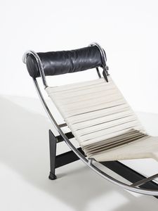 LE CORBUSIER, PIERRE JEANNERET, CHARLOTTE PERRIAND : Chaise longue mod. LC4 per Cassina, Meda  - Asta Asta 458 | DESIGN E ARTI DECORATIVE DEL NOVECENTO Online - Associazione Nazionale - Case d'Asta italiane