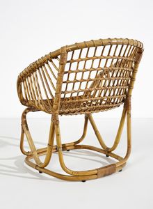 MANIFATTURA ITALIANA : Coppia poltroncine  - Asta Asta 458 | DESIGN E ARTI DECORATIVE DEL NOVECENTO Online - Associazione Nazionale - Case d'Asta italiane