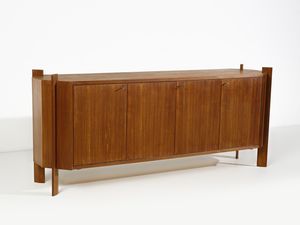 MANIFATTURA ITALIANA : Credenza a quattro ante  - Asta Asta 458 | DESIGN E ARTI DECORATIVE DEL NOVECENTO Online - Associazione Nazionale - Case d'Asta italiane