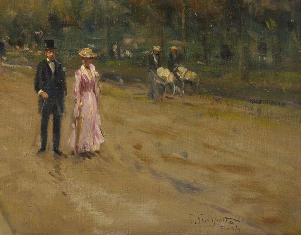 SCOPPETTA PIETRO (1863 - 1920) : L'Avenue des Champs-lyses a Parigi  - Asta Asta 460 | ARTE ANTICA E DEL XIX SECOLO - Da una dimora veneta e altre committenze Tradizionale - Associazione Nazionale - Case d'Asta italiane