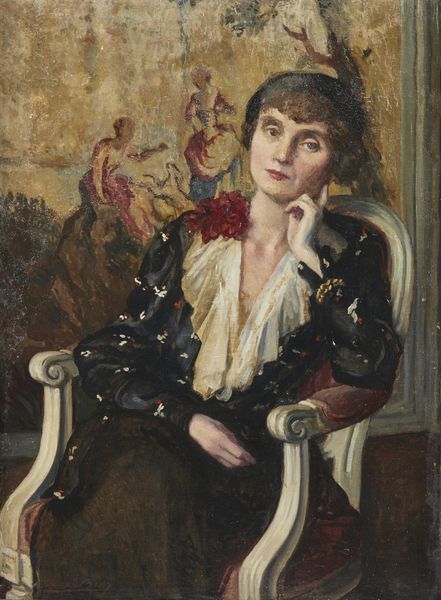 BRACQUEMOND MARIE (1841 - 1916) : Ritratto di donna  - Asta Asta 460 | ARTE ANTICA E DEL XIX SECOLO - Da una dimora veneta e altre committenze Tradizionale - Associazione Nazionale - Case d'Asta italiane