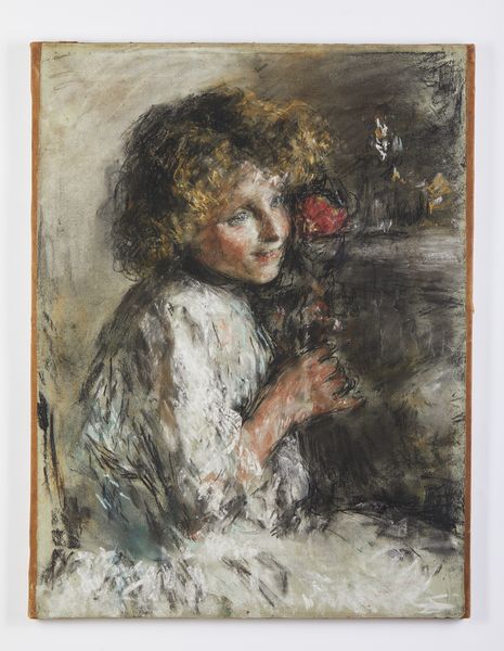 MANCINI ANTONIO (1852 - 1930) : Bambina con fiori  - Asta Asta 460 | ARTE ANTICA E DEL XIX SECOLO - Da una dimora veneta e altre committenze Tradizionale - Associazione Nazionale - Case d'Asta italiane