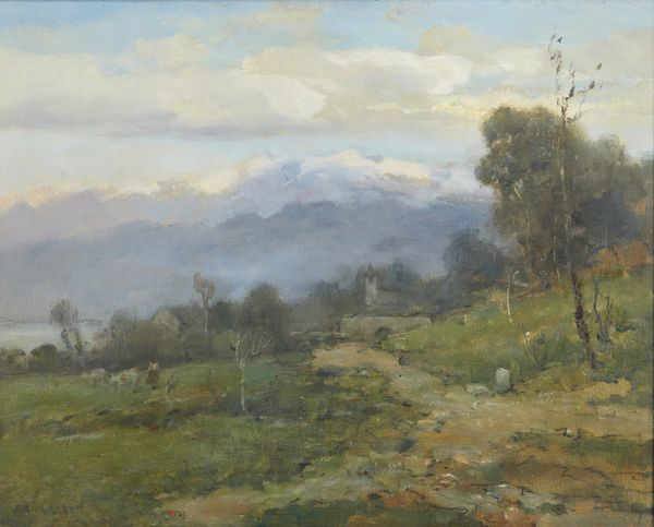 CARGNEL VITTORE ANTONIO (1872 - 1931) : Paesaggio montano  - Asta Asta 460 | ARTE ANTICA E DEL XIX SECOLO - Da una dimora veneta e altre committenze Tradizionale - Associazione Nazionale - Case d'Asta italiane