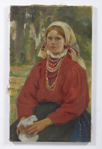 EPIFANOVA VASSA IOSIFOVNA (1875 - 1942) : Ritratto di giovane contadina russa  - Asta Asta 460 | ARTE ANTICA E DEL XIX SECOLO - Da una dimora veneta e altre committenze Tradizionale - Associazione Nazionale - Case d'Asta italiane