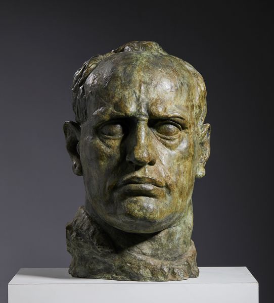 GRAZIOSI GIUSEPPE (1879 - 1942) : Testa di Mussolini  - Asta Asta 460 | ARTE ANTICA E DEL XIX SECOLO - Da una dimora veneta e altre committenze Tradizionale - Associazione Nazionale - Case d'Asta italiane