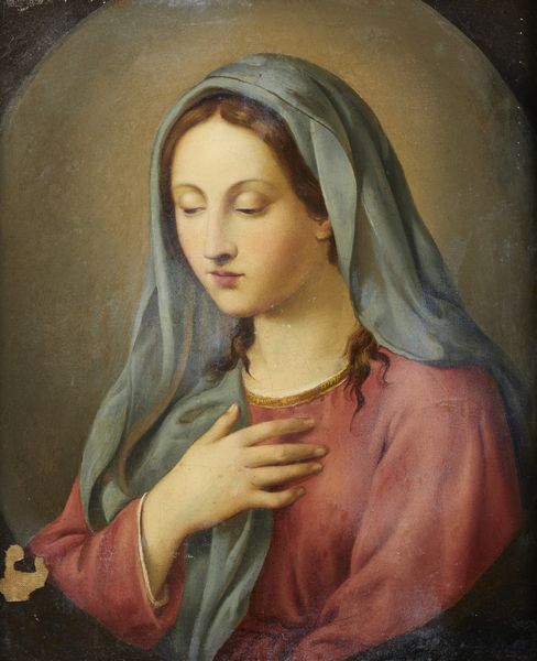 GIOVANNI BATTISTA SALVI DETTO IL SASSOFERRATO (1609 - 1685) : Scuola di. Madonna Annunciata  - Asta Asta 460 | ARTE ANTICA E DEL XIX SECOLO - Da una dimora veneta e altre committenze Tradizionale - Associazione Nazionale - Case d'Asta italiane