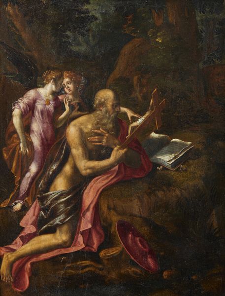 ARTISTA NORDEUROPEO DEL XVI SECOLO : San Girolamo penitente  - Asta Asta 460 | ARTE ANTICA E DEL XIX SECOLO - Da una dimora veneta e altre committenze Tradizionale - Associazione Nazionale - Case d'Asta italiane