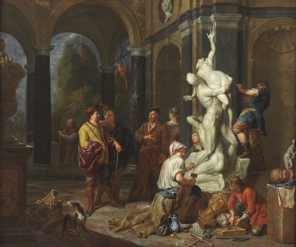 VAN DEN BOSSCHE BALTHAZAR (1681 - 1715) : Lo studio dello scultore (Studio di Giambologna)  - Asta Asta 460 | ARTE ANTICA E DEL XIX SECOLO - Da una dimora veneta e altre committenze Tradizionale - Associazione Nazionale - Case d'Asta italiane