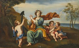 ARTISTA FRANCESE DEL XVIII SECOLO - Allegoria della Speranza