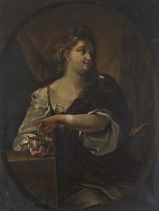 ARTISTA DEL XVIII SECOLO - Cleopatra scioglie la perla