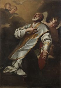 ARTISTA DEL XVIII SECOLO - Estasi di San Filippo Neri