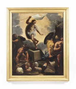 BONONI CARLO (1569 - 1632) : Resurrezione di Cristo  - Asta Asta 460 | ARTE ANTICA E DEL XIX SECOLO - Da una dimora veneta e altre committenze Tradizionale - Associazione Nazionale - Case d'Asta italiane