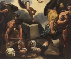 BONONI CARLO (1569 - 1632) : Resurrezione di Cristo  - Asta Asta 460 | ARTE ANTICA E DEL XIX SECOLO - Da una dimora veneta e altre committenze Tradizionale - Associazione Nazionale - Case d'Asta italiane