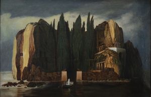 ARTISTA DELLA PRIMA MET DEL XX SECOLO - L'Isola dei Morti, da Arnold Bcklin