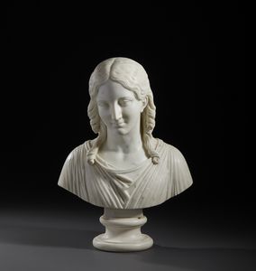 MARCHESI POMPEO (1783 - 1858) - Busto di Cristo Fanciullo (Il Nazareno)