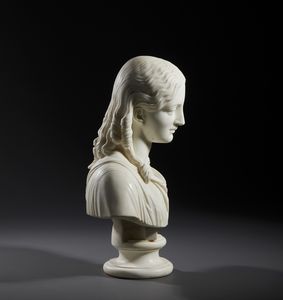 MARCHESI POMPEO (1783 - 1858) : Busto di Cristo Fanciullo (Il Nazareno)  - Asta Asta 460 | ARTE ANTICA E DEL XIX SECOLO - Da una dimora veneta e altre committenze Tradizionale - Associazione Nazionale - Case d'Asta italiane