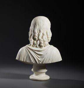 MARCHESI POMPEO (1783 - 1858) : Busto di Cristo Fanciullo (Il Nazareno)  - Asta Asta 460 | ARTE ANTICA E DEL XIX SECOLO - Da una dimora veneta e altre committenze Tradizionale - Associazione Nazionale - Case d'Asta italiane