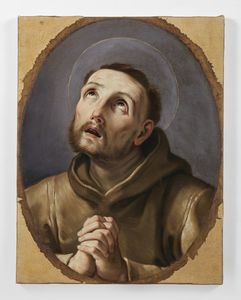 SIRANI GIOVANNI ANDREA (1610 - 1670) : Attribuito a. San Francesco  - Asta Asta 460 | ARTE ANTICA E DEL XIX SECOLO - Da una dimora veneta e altre committenze Tradizionale - Associazione Nazionale - Case d'Asta italiane