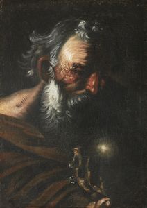 ARTISTA CENTROITALIANO DEL XVII SECOLO : San Girolamo  - Asta Asta 460 | ARTE ANTICA E DEL XIX SECOLO - Da una dimora veneta e altre committenze Tradizionale - Associazione Nazionale - Case d'Asta italiane