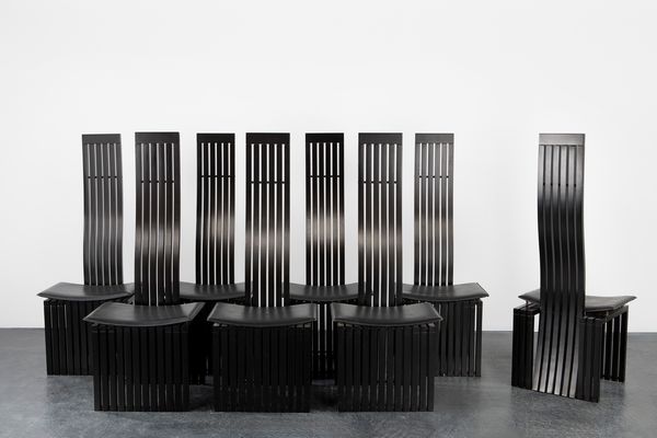 PAOLO PIVA : Otto sedie  - Asta Design e Arti Decorative - Associazione Nazionale - Case d'Asta italiane