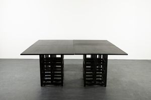 Charles Rennie  Mackintosh : Coppia di tavoli  - Asta Design e Arti Decorative - Associazione Nazionale - Case d'Asta italiane