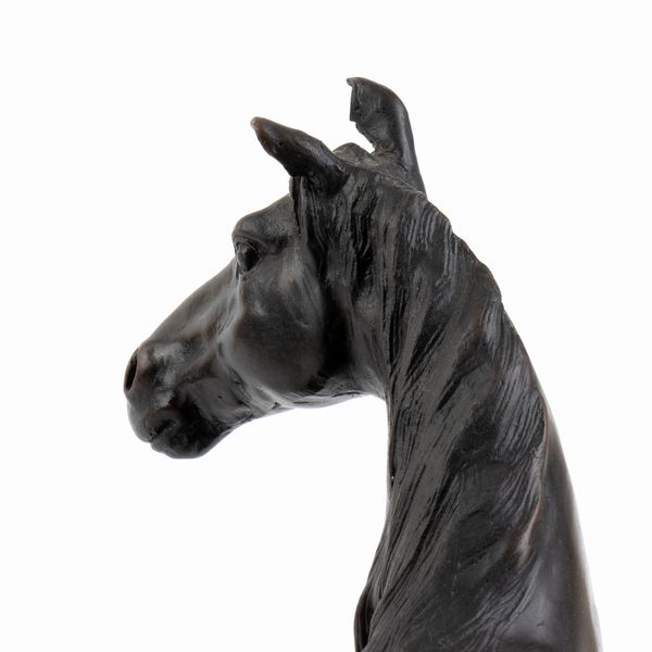 Pierre-Jules Mène : Cavallo francese in bronzo  - Asta Mobili, Oggetti d'arte e Vetri da collezione - Associazione Nazionale - Case d'Asta italiane