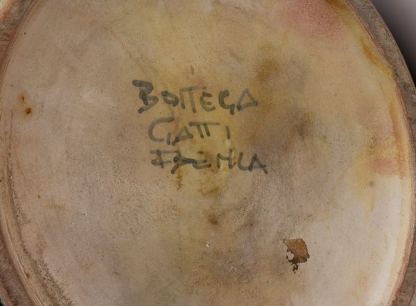 Bottega Gatti, Faenza : Vaso in maiolica lustrata  - Asta Mobili, Oggetti d'arte e Vetri da collezione - Associazione Nazionale - Case d'Asta italiane