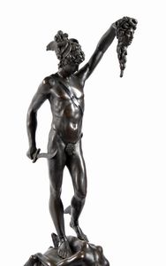 Statua francese in bronzo raffigurante Perseo, copia di Cellini  - Asta Mobili, Oggetti d'arte e Vetri da collezione - Associazione Nazionale - Case d'Asta italiane