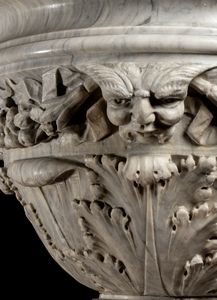 Vaso italiano in marmo  - Asta Mobili, Oggetti d'arte e Vetri da collezione - Associazione Nazionale - Case d'Asta italiane