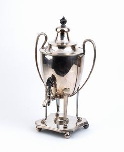 The Alexander Clark Manufacturing Co. - Samovar in metallo argentato - Inghilterra, XIX secolo, argentiere The Alexander Clark Manufacturing Co.