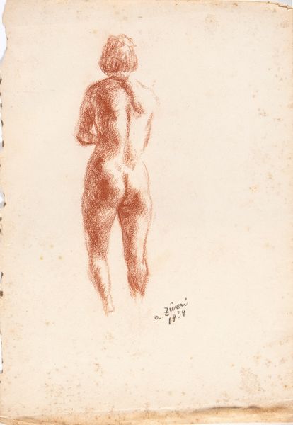 Alberto Ziveri : Lotto di due disegni di nudo  - Asta Arte Moderna e Contemporanea / Ceramiche del '900. Con una collezione di pittura futurista - Associazione Nazionale - Case d'Asta italiane