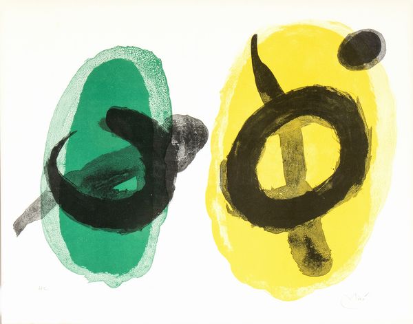 JOAN MIRÒ : Jaune et Vert  - Asta Arte Moderna e Contemporanea / Ceramiche del '900. Con una collezione di pittura futurista - Associazione Nazionale - Case d'Asta italiane