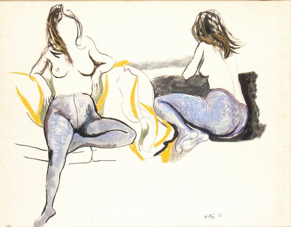 Renato Guttuso : Nudi femminili  - Asta Arte Moderna e Contemporanea / Ceramiche del '900. Con una collezione di pittura futurista - Associazione Nazionale - Case d'Asta italiane