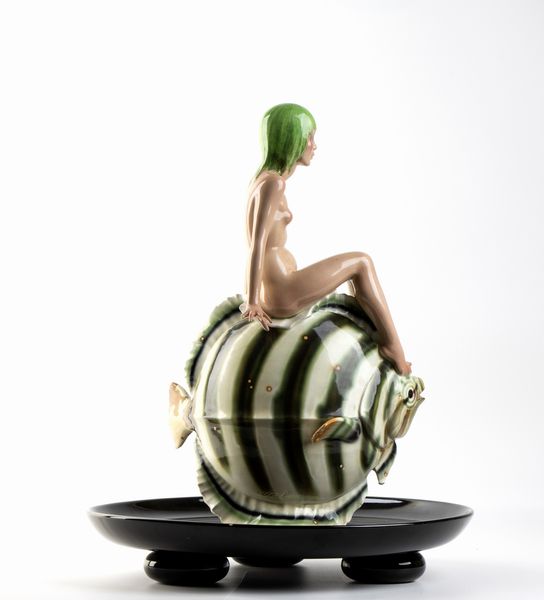 ELENA  SCAVINI : Sirenetta  - Asta Arte Moderna e Contemporanea / Ceramiche del '900. Con una collezione di pittura futurista - Associazione Nazionale - Case d'Asta italiane