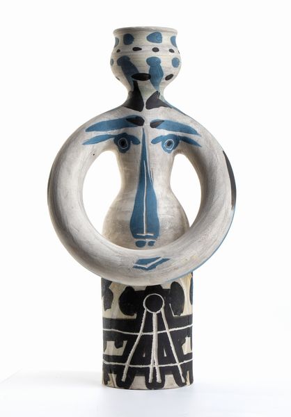 PABLO PICASSO, After : Lampe femme  - Asta Arte Moderna e Contemporanea / Ceramiche del '900. Con una collezione di pittura futurista - Associazione Nazionale - Case d'Asta italiane