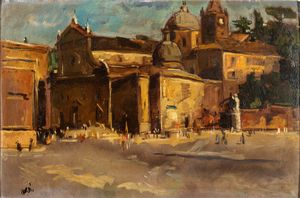 Luigi Surdi - Piazza del Popolo a Roma