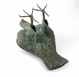 Gaetano Pompa : Falco  - Asta Arte Moderna e Contemporanea / Ceramiche del '900. Con una collezione di pittura futurista - Associazione Nazionale - Case d'Asta italiane