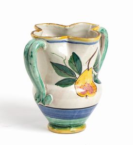 GUNTHER STUDEMANN - Vaso con motivo decorativo di frutta - Vietri